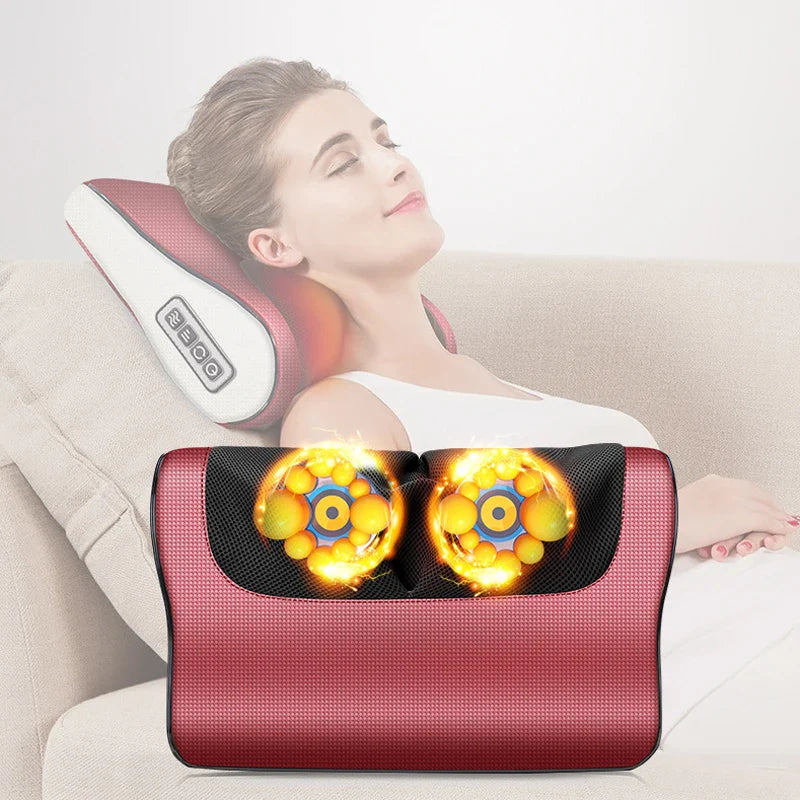 Maiross International™ Red Pillow Massager – جهاز تدليك الوسادة الحمراء