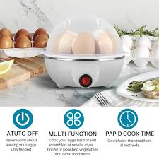 Maiross International™Electric Egg Cooker 7 Eggs Steamer