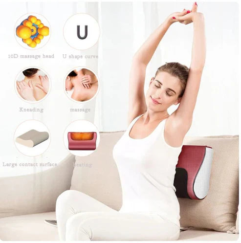 Maiross International™ Red Pillow Massager – جهاز تدليك الوسادة الحمراء