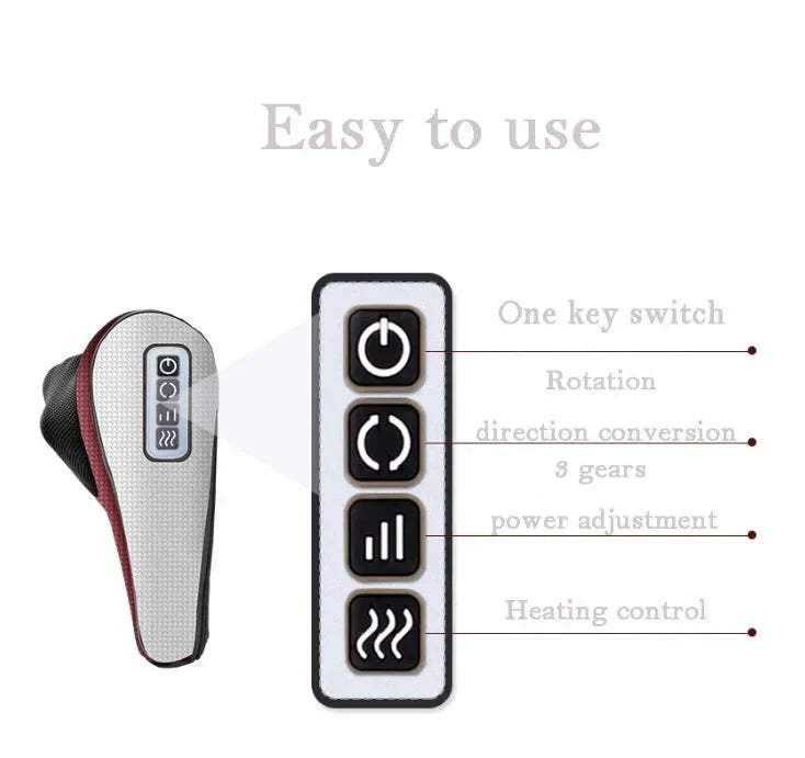 Maiross International™ Red Pillow Massager – جهاز تدليك الوسادة الحمراء