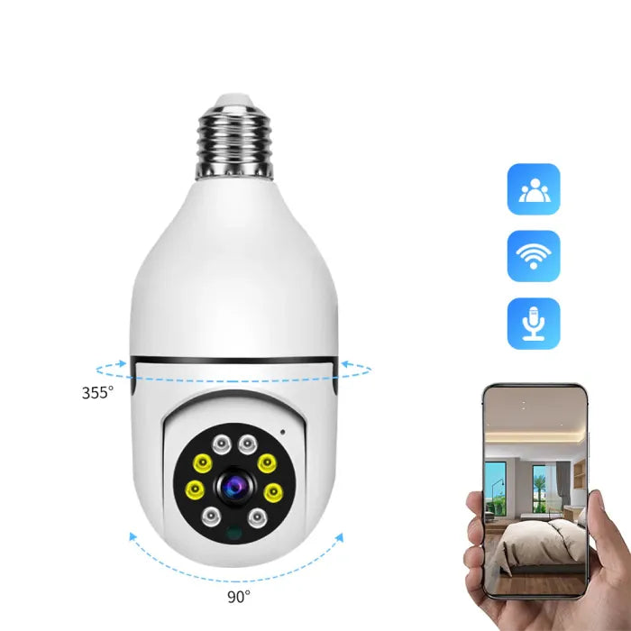 Maiross International™ Night Vision Wireless Bulb Camera
