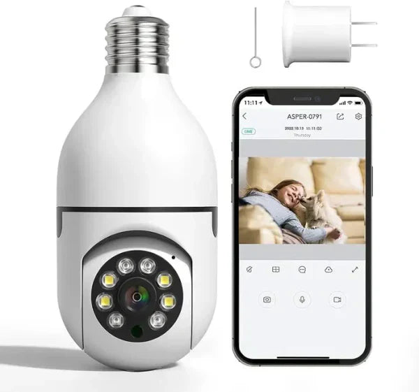 Maiross International™ Night Vision Wireless Bulb Camera