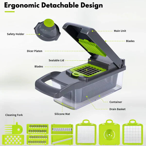 Maiross International™ Multifunctional Vegetable Slicer