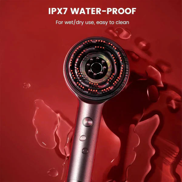 Maiross International™ Scalp Massager Brush (Red) – فرشاة تدليك فروة الرأس (حمراء)